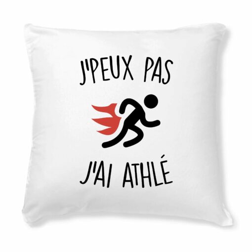 Coussin J’peux pas j’ai athle