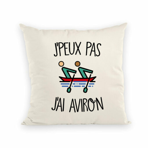 Coussin J’peux pas j’ai aviron