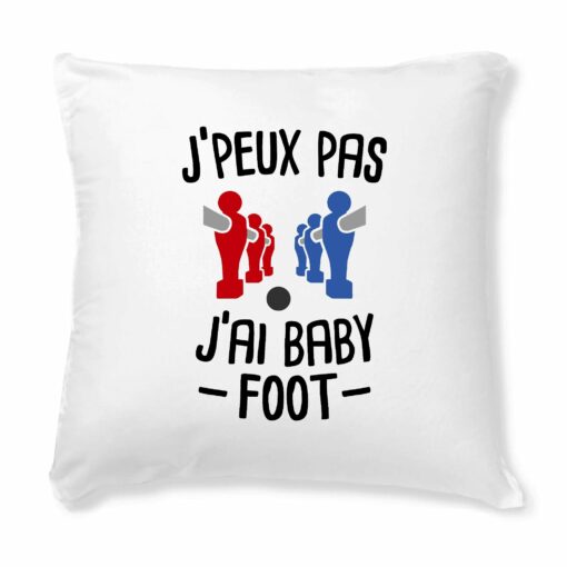 Coussin J’peux pas j’ai baby-foot