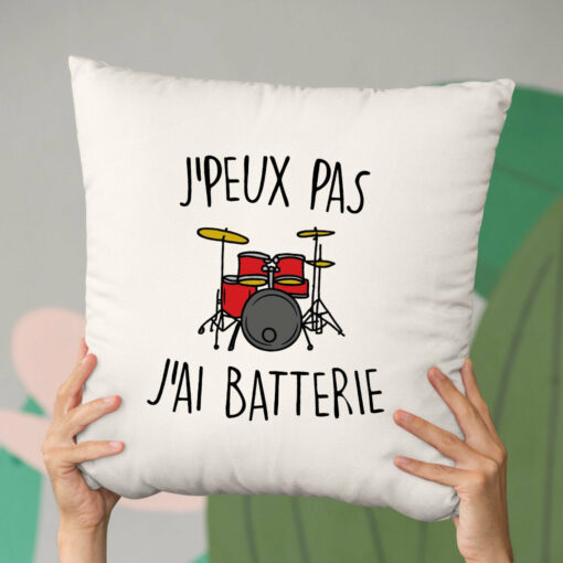 Coussin J’peux pas j’ai batterie