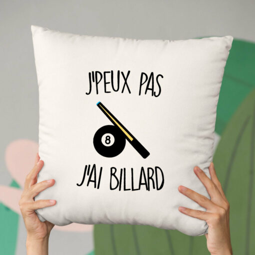 Coussin J’peux pas j’ai billard