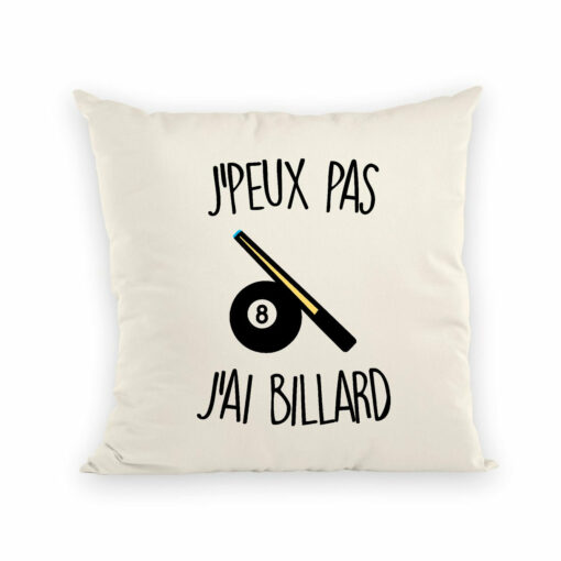 Coussin J’peux pas j’ai billard