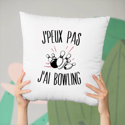 Coussin J’peux pas j’ai bowling