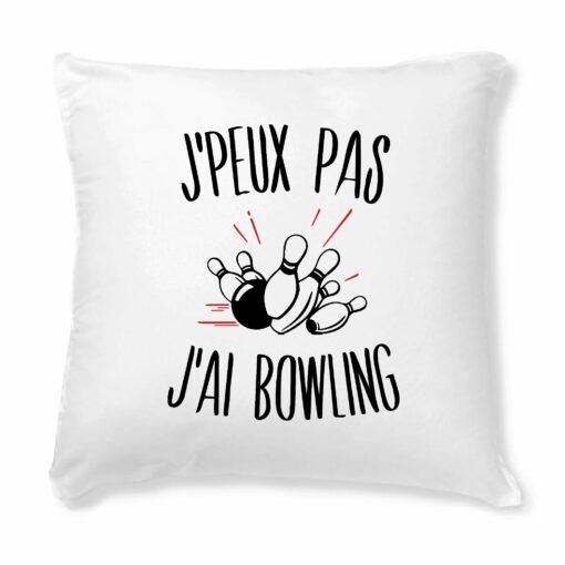 Coussin J’peux pas j’ai bowling