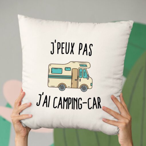 Coussin J’peux pas j’ai camping-car