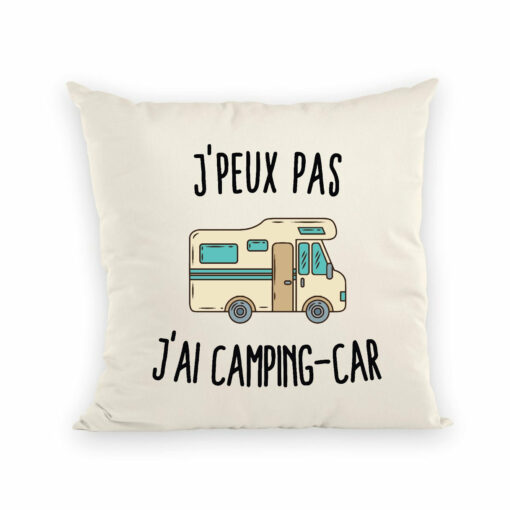 Coussin J’peux pas j’ai camping-car