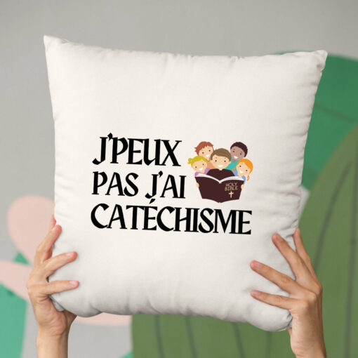 Coussin J’peux pas j’ai catechisme