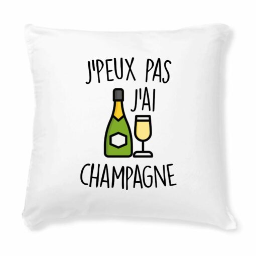 Coussin J’peux pas j’ai champagne