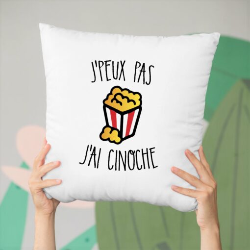 Coussin J’peux pas j’ai cinoche