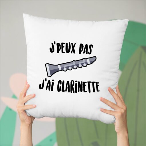 Coussin J’peux pas j’ai clarinette