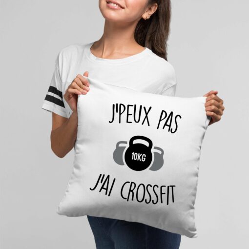 Coussin J’peux pas j’ai crossfit