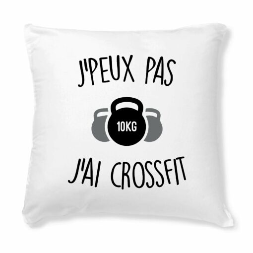 Coussin J’peux pas j’ai crossfit