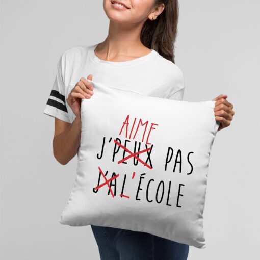 Coussin J’peux pas j’ai ecole