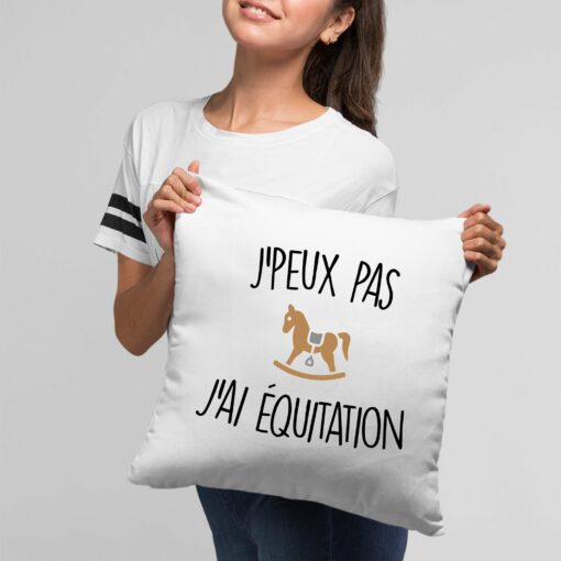 Coussin J’peux pas j’ai equitation