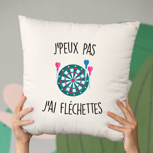 Coussin J’peux pas j’ai flechettes