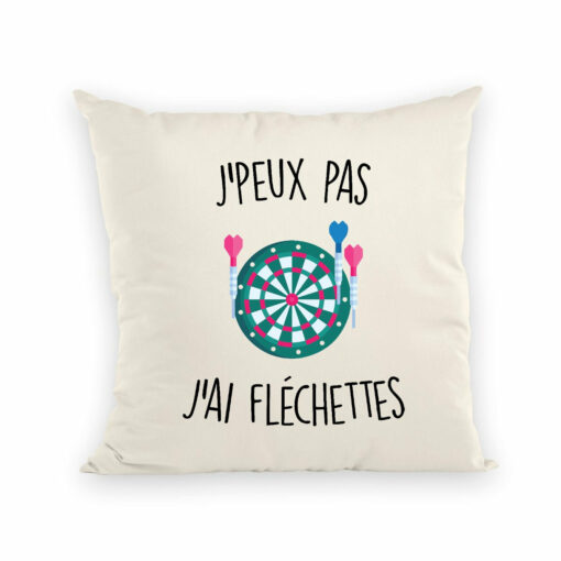 Coussin J’peux pas j’ai flechettes