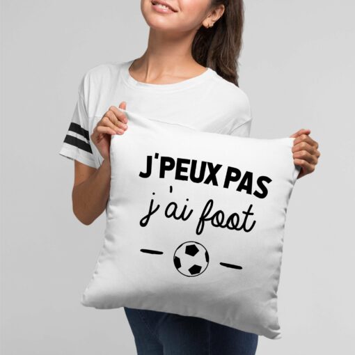 Coussin J’peux pas j’ai foot