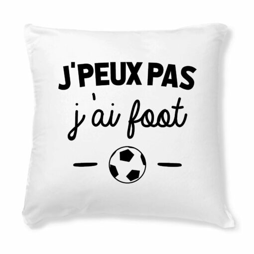 Coussin J’peux pas j’ai foot