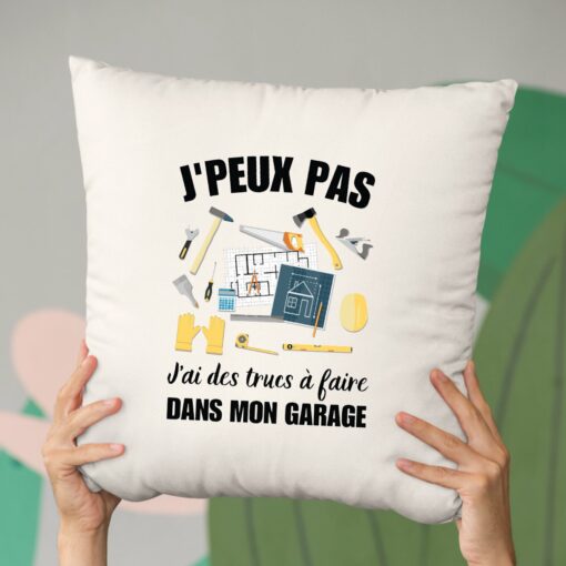 Coussin J’peux pas j’ai garage