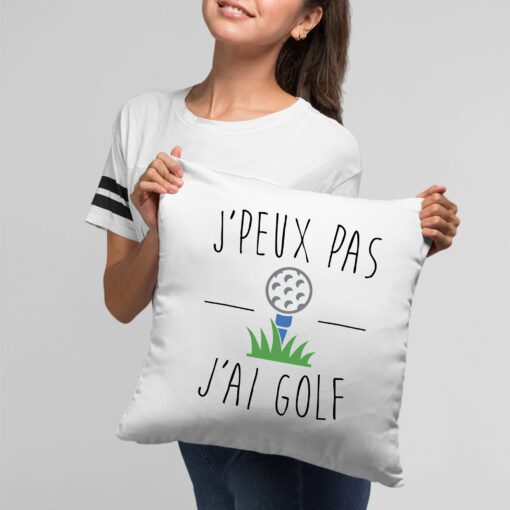 Coussin J’peux pas j’ai golf