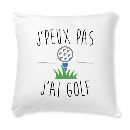 Coussin J’peux pas j’ai golf