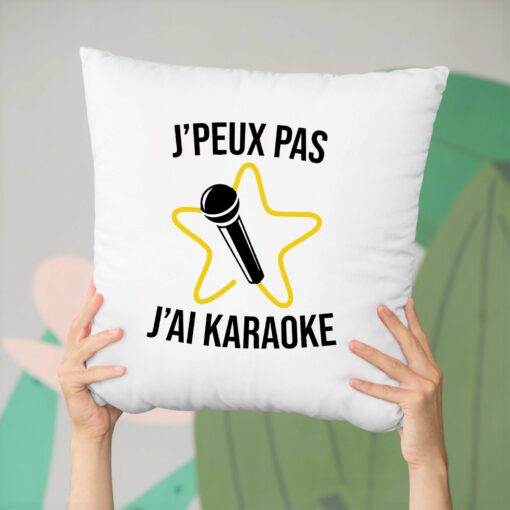 Coussin J’peux pas j’ai karaoke