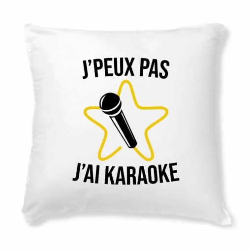 Coussin J’peux pas j’ai karaoke