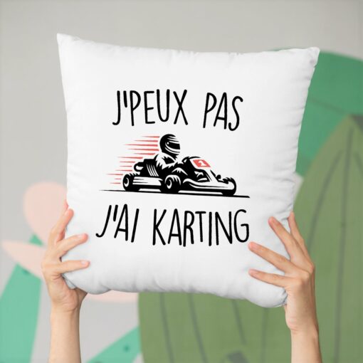 Coussin J’peux pas j’ai karting