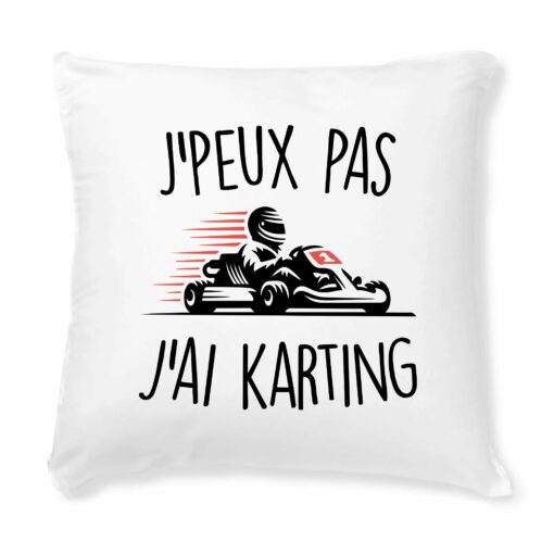 Coussin J’peux pas j’ai karting