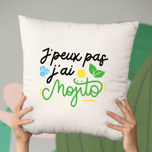 Coussin J’peux pas j’ai mojito