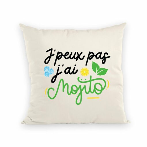 Coussin J’peux pas j’ai mojito