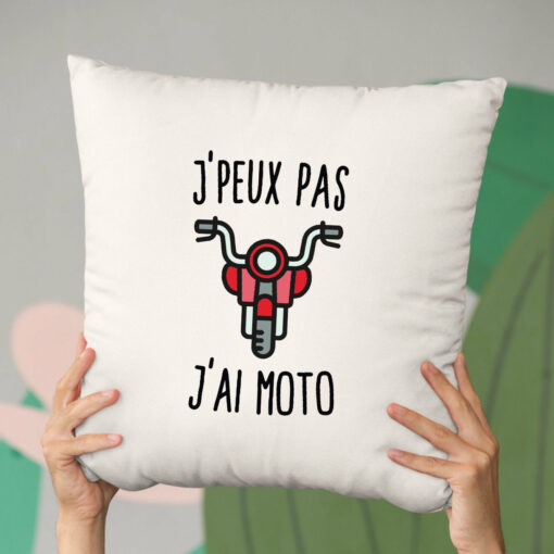 Coussin J’peux pas j’ai moto