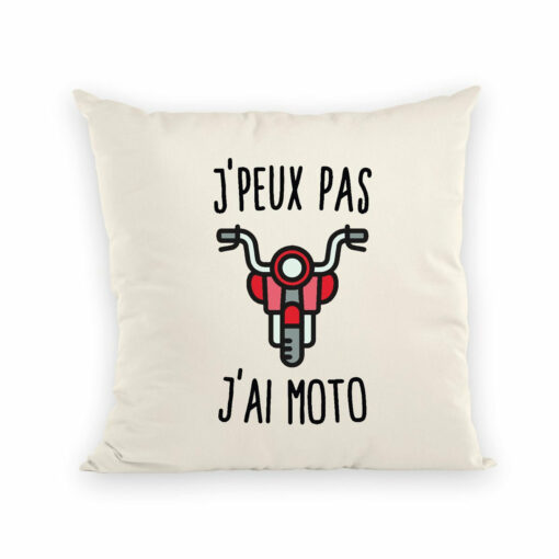 Coussin J’peux pas j’ai moto