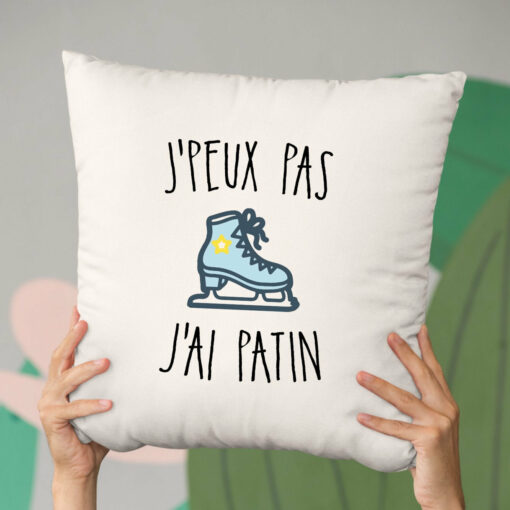 Coussin J’peux pas j’ai patin