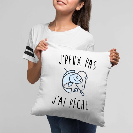 Coussin J’peux pas j’ai peche