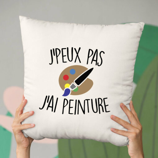 Coussin J’peux pas j’ai peinture