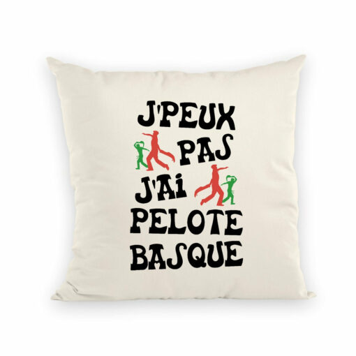 Coussin J’peux pas j’ai pelote basque