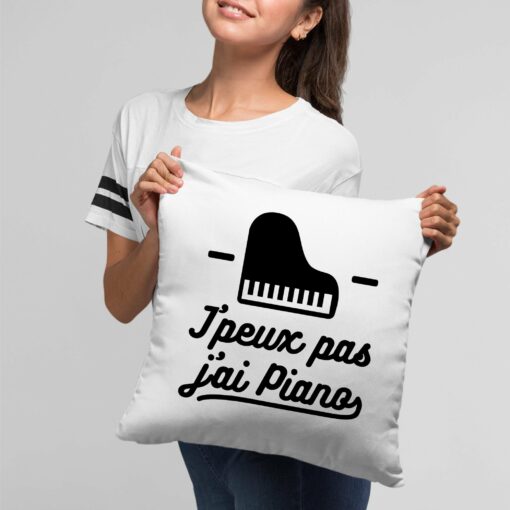 Coussin J’peux pas j’ai piano