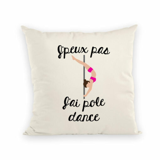 Coussin J’peux pas j’ai pole dance