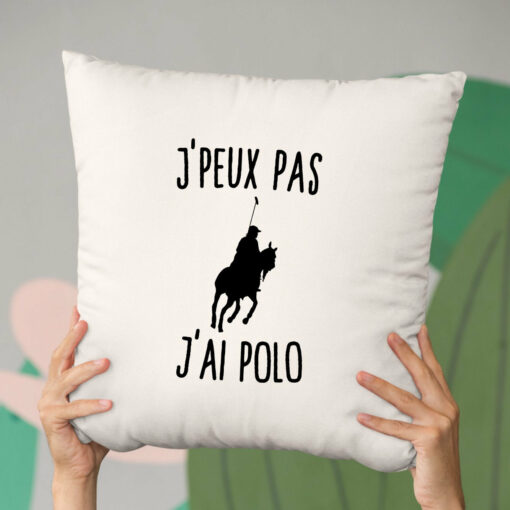 Coussin J’peux pas j’ai polo