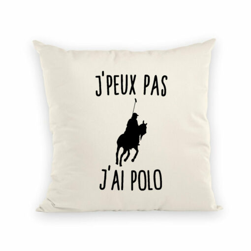 Coussin J’peux pas j’ai polo