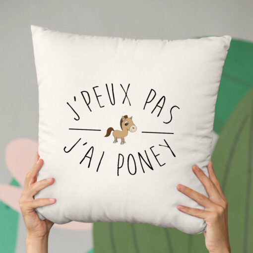 Coussin J’peux pas j’ai poney