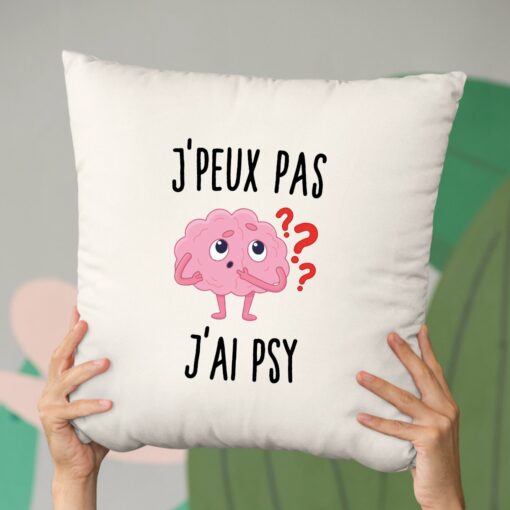 Coussin J’peux pas j’ai psy