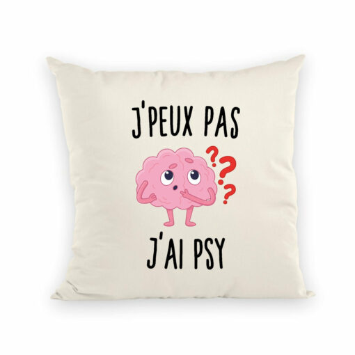 Coussin J’peux pas j’ai psy