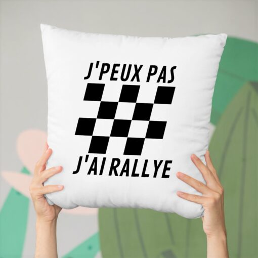 Coussin J’peux pas j’ai rallye