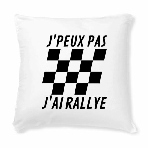 Coussin J’peux pas j’ai rallye