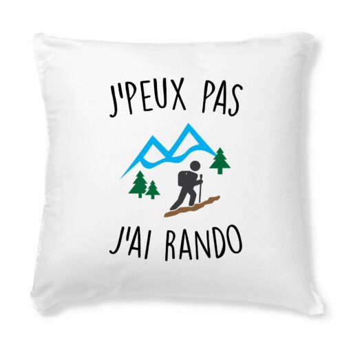 Coussin J’peux pas j’ai rando