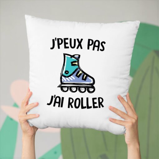 Coussin J’peux pas j’ai roller