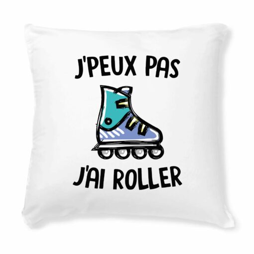 Coussin J’peux pas j’ai roller