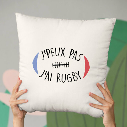 Coussin J’peux pas j’ai rugby